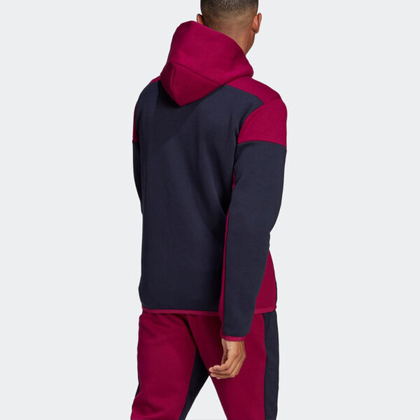 Куртка adidas Zne Fz Colorblock Sports Loose Hooded Jacket Blue, синий — фото 3