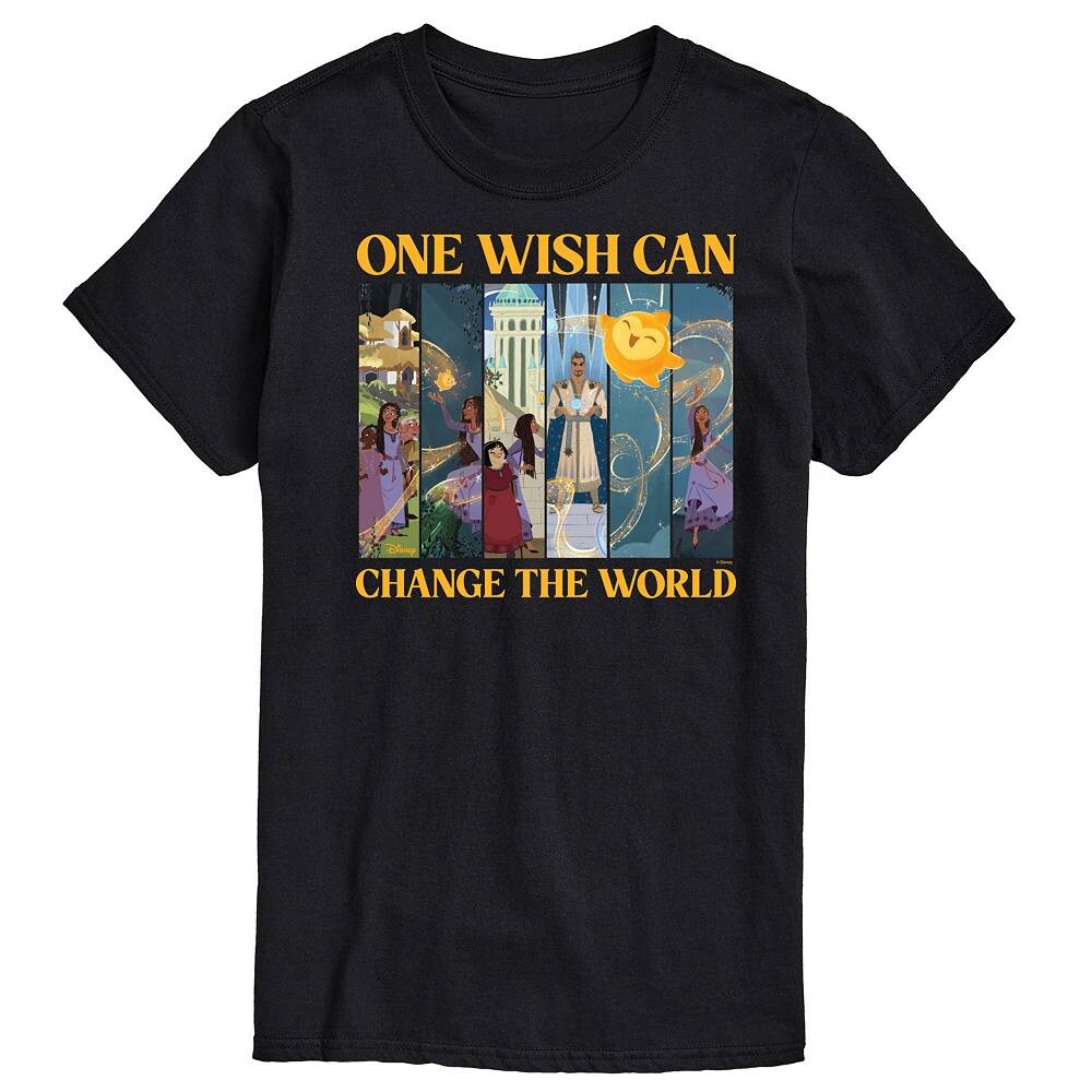 

Мужская футболка с рисунком Disney's Wish One Wish, черный