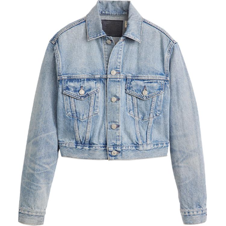 

Levis Женская джинсовая куртка Levi's синего цвета