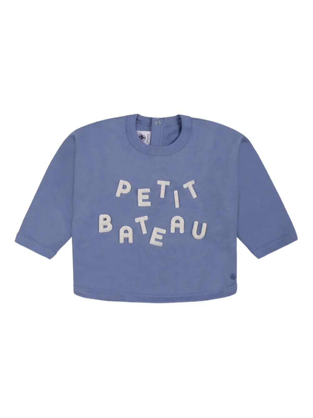 

Футболка с логотипом Petit Bateau, синий