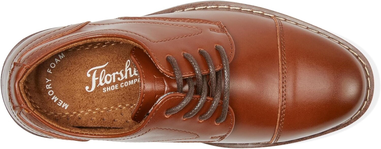 Оксфорды Rucci Jr. Cap Toe Oxford Florsheim, цвет Cognac — фото 2