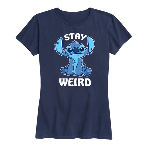 

Женская футболка с принтом «Lilo & Stitch Stay Stryker» Disney, синий