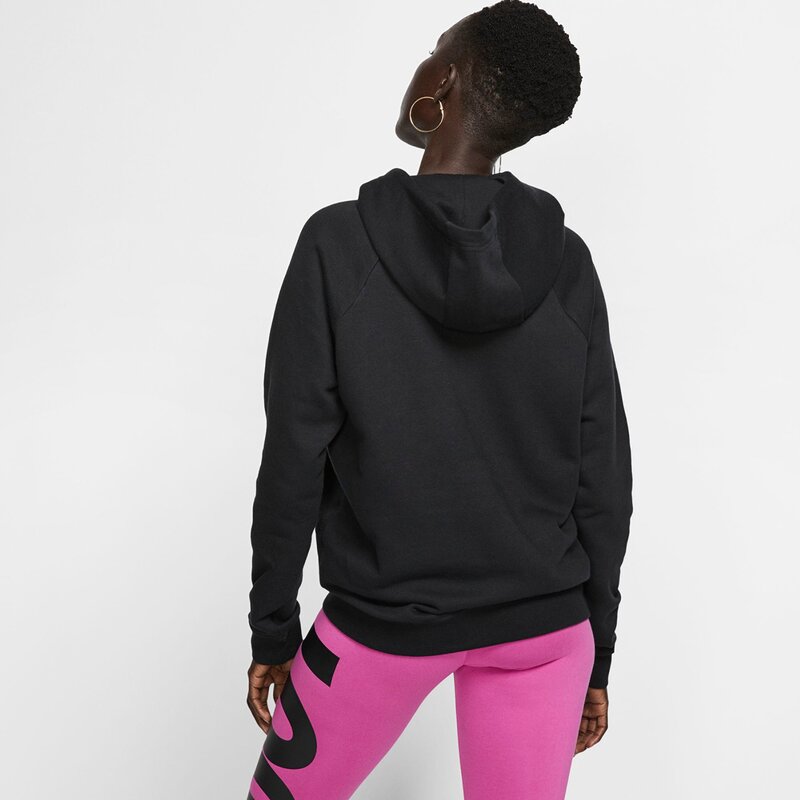 Hooded sweatshirt w nsw essntl flc po hoodie Nike, черный — фото 4
