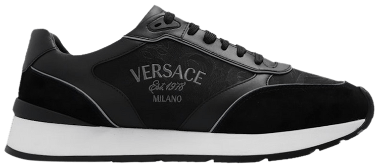 

Кроссовки Versace Milano Runner 'Black', черный