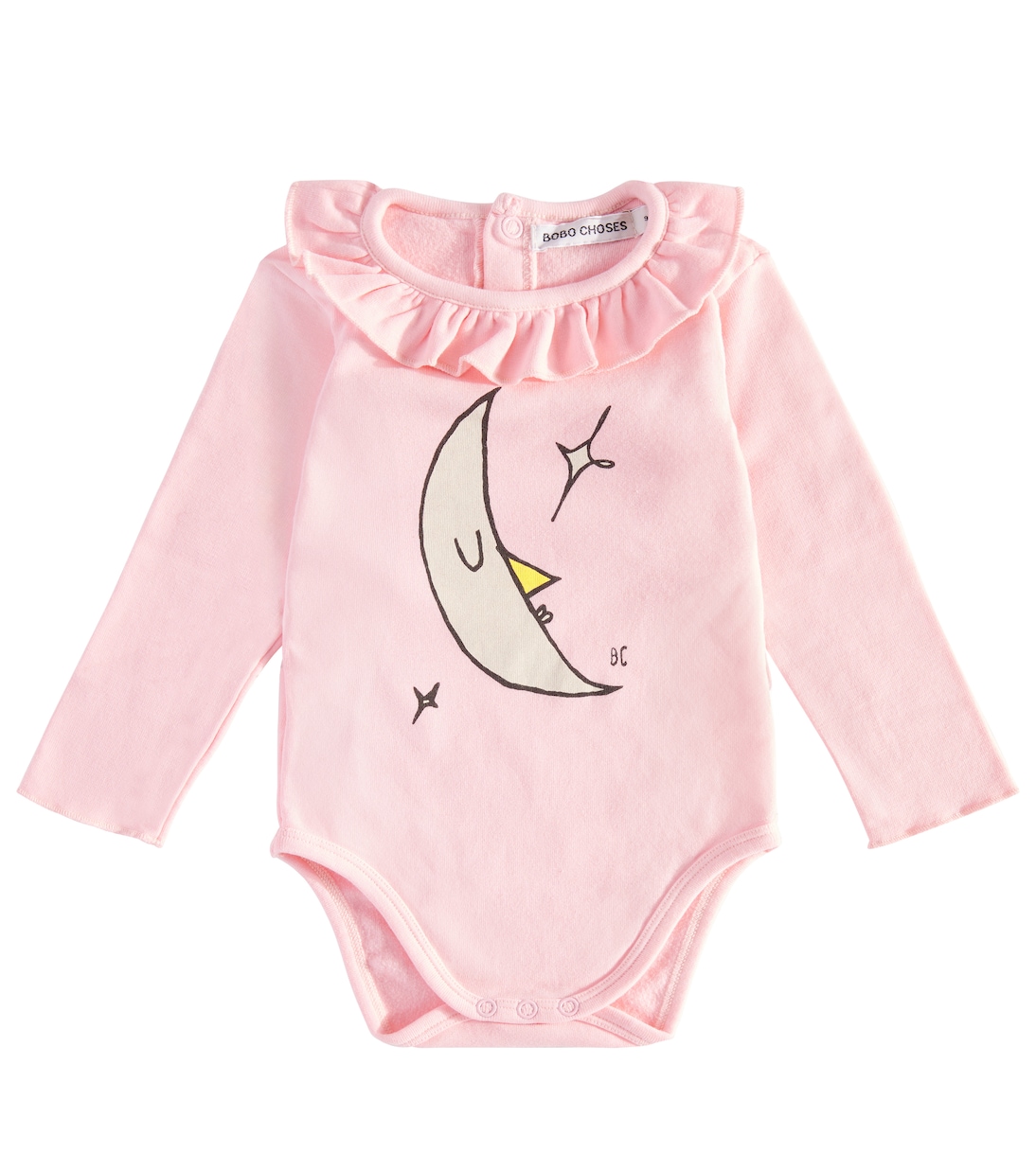 

Боди Baby Beneath The Moon из хлопковой смеси Bobo Choses, Light Pink