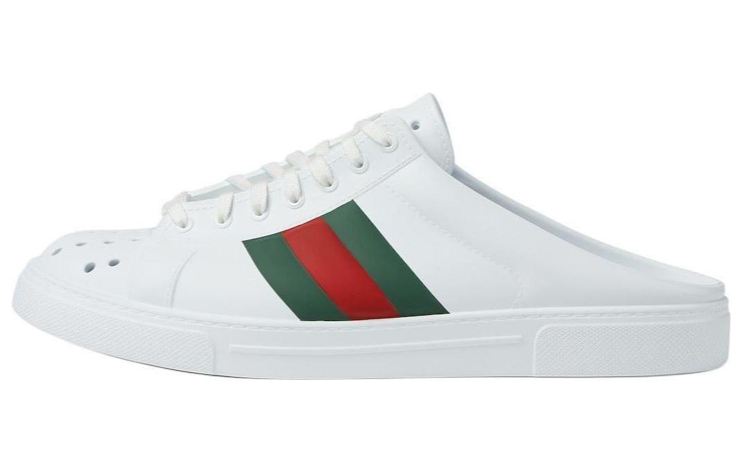 

GUCCI ACE Wrap-toe Slippers Мужские Белые