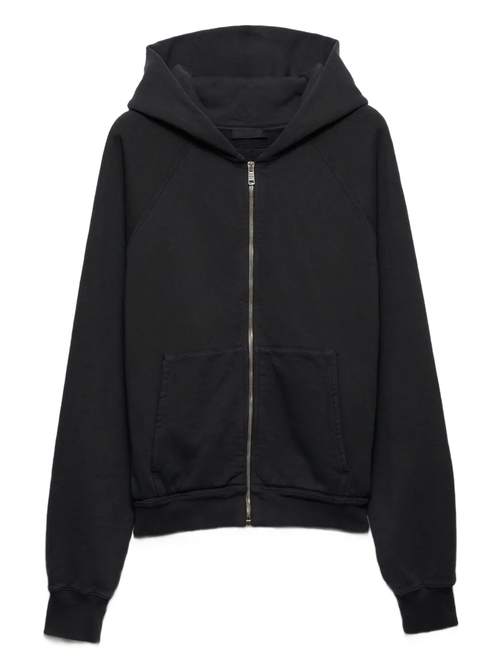 

Толстовка с капюшоном на молнии Prada, серый