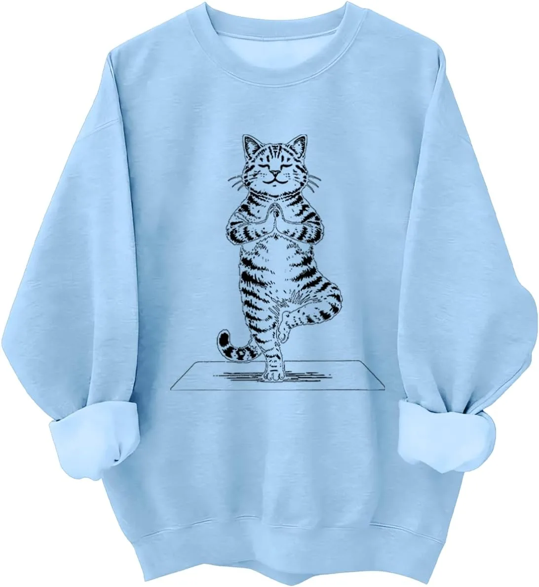 

Толстовка с капюшоном Meditation Yoga Cat