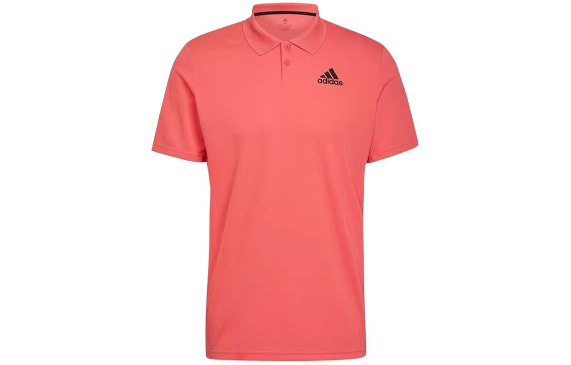 

Рубашка поло мужская полупрозрачная красная Adidas, красный