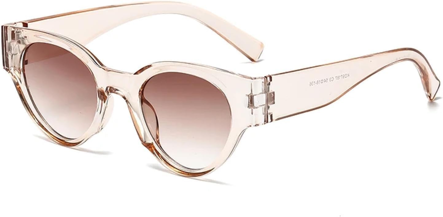 

Винтажные классические черные овальные солнцезащитные очки 2026 года для женщин, маленькие очки, модные солнцезащитные очки с леопардовым принтом, женские очки UV400 MTZJH, One Color