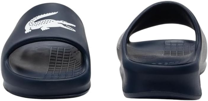 Мужские кроссовки Lacoste Serve Slide 2.0, белый/синий/темно-синий — фото 2