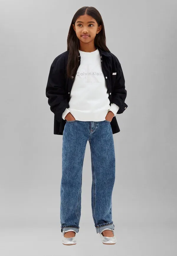 Толстовка Monologo Calvin Klein Jeans, ярко-белый — фото 2