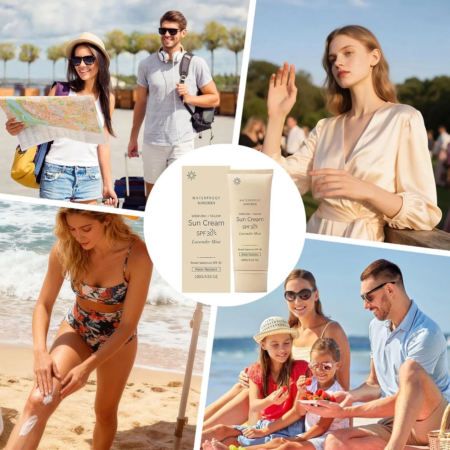 Солнцезащитный крем SPF30 для тела 100 г Generisch — фото 4