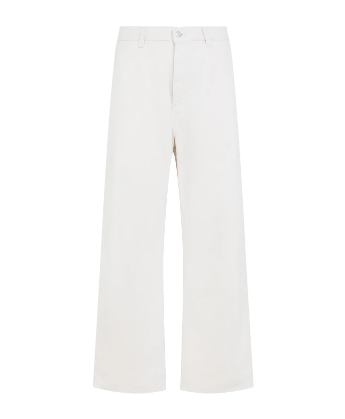 

Нейтральные хлопковые брюки для мужчин Carhartt Wip, бежевый