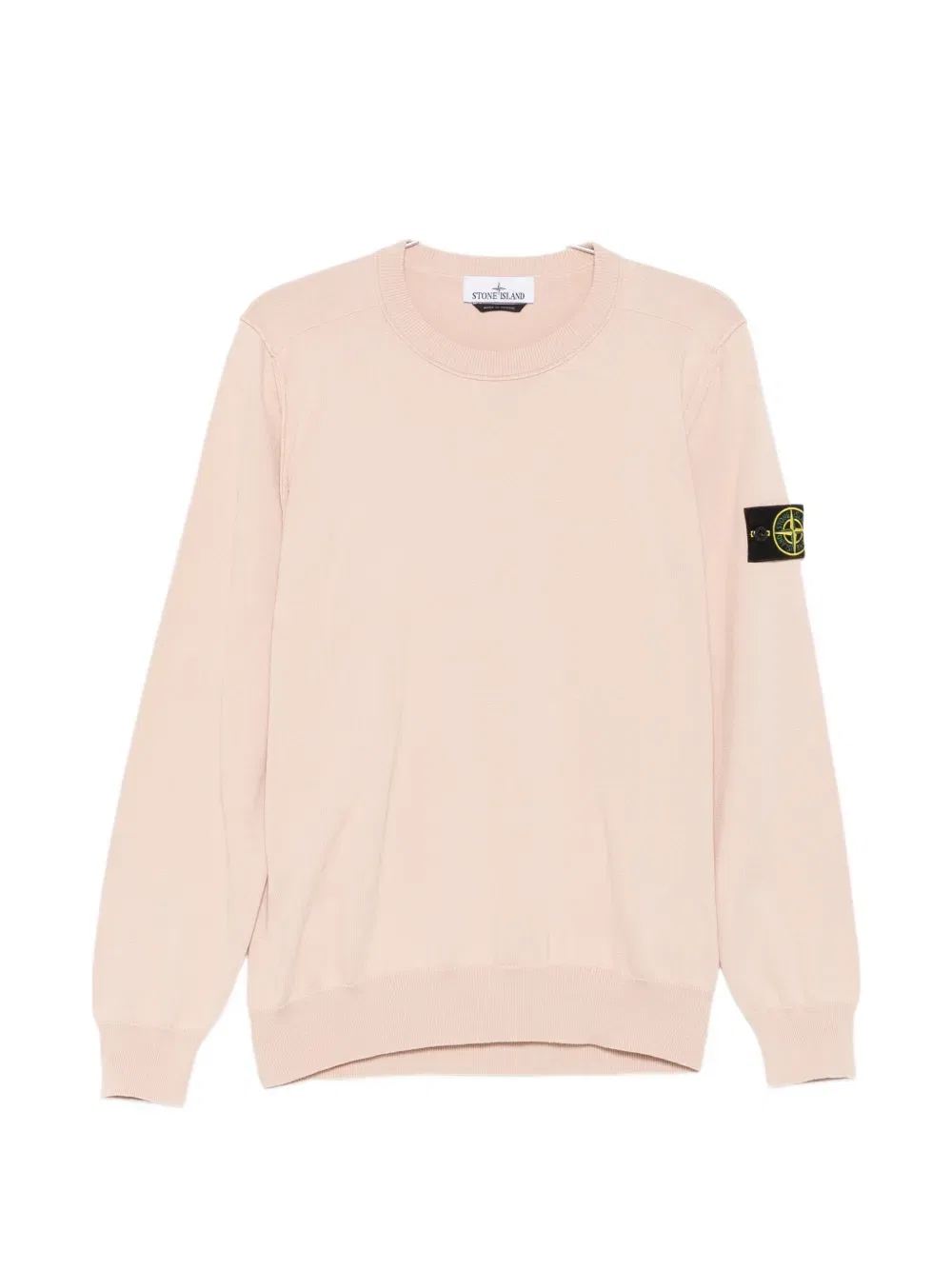 Толстовка на молнии Compass-patch Stone Island, розовый
