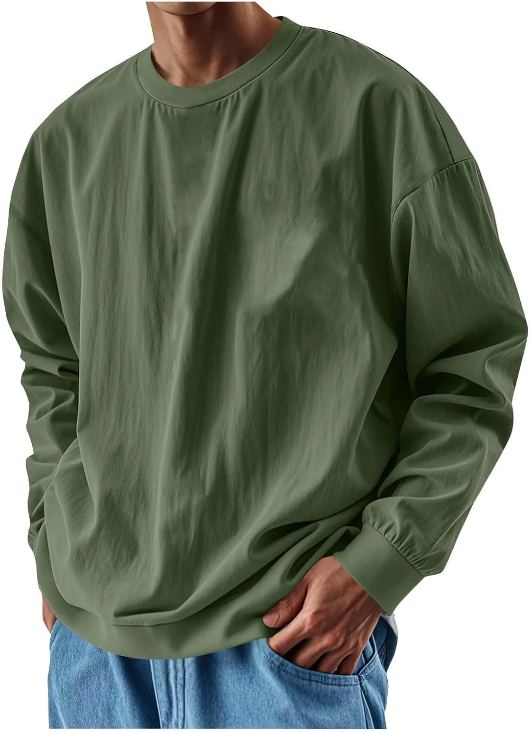 

Мужская футболка с длинным рукавом Oversized Casual