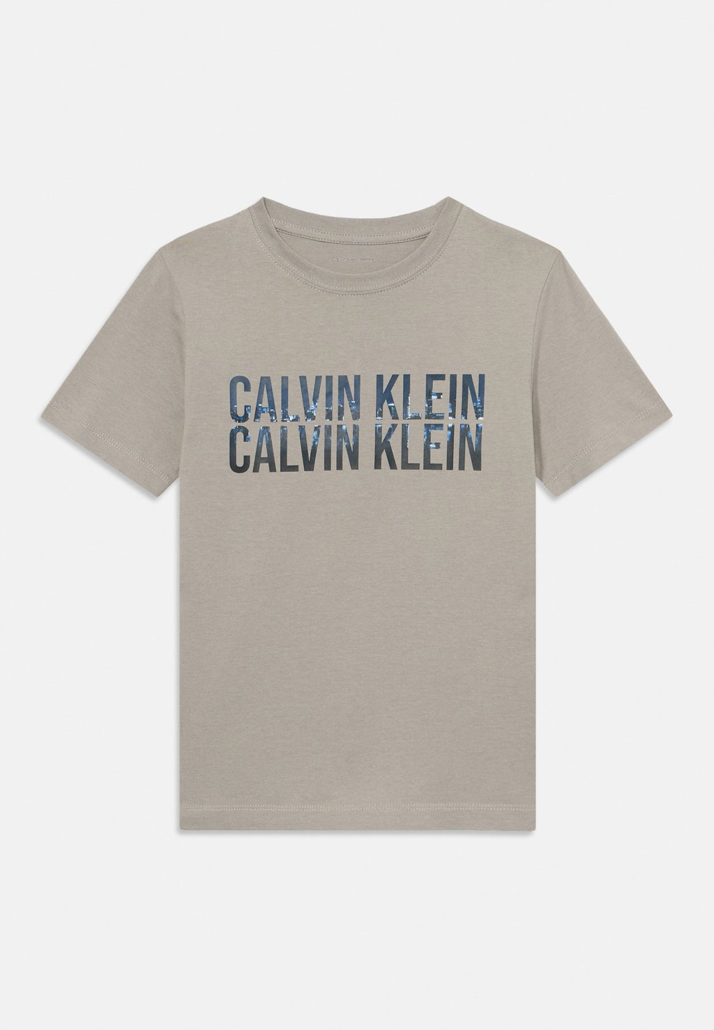 

Футболка с принтом SEASONAL LOGO TEE UNISEX Calvin Klein Jeans, бежевый