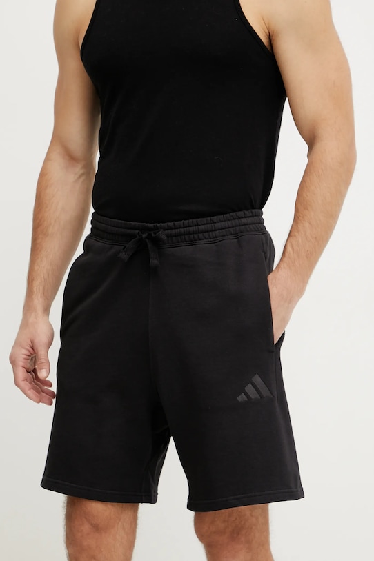 

Хлопковые шорты ALL SZN Adidas, черный