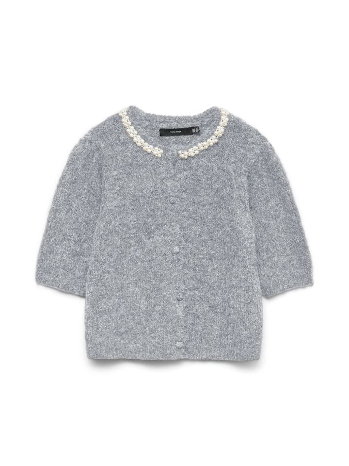

Vero Moda Кардиган в средне-сером меланжевом цвете