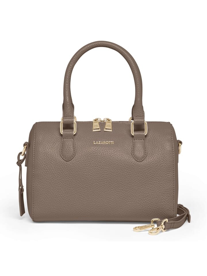 

Сумочка Lazarotti Bologna Leather Leder 26 cm, серо-коричневый