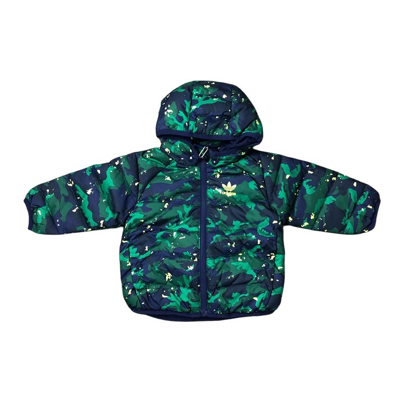 

Пуховик для малышей Adidas Originals, темно-синий/зеленый