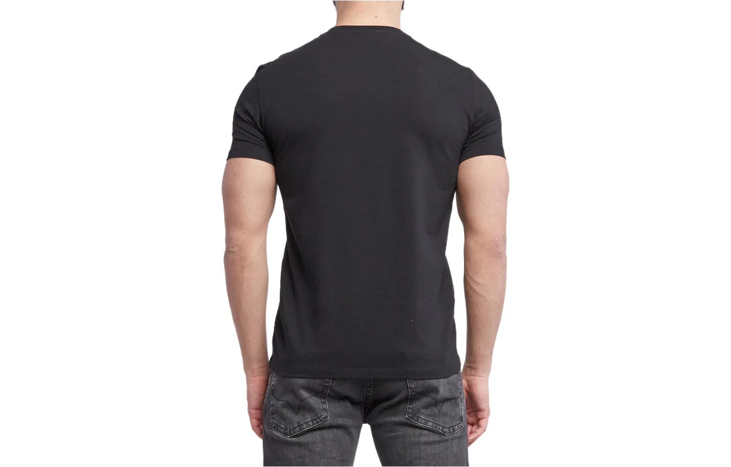 Футболка мужская black crew neck moderate EMPORIO ARMANI — фото 3