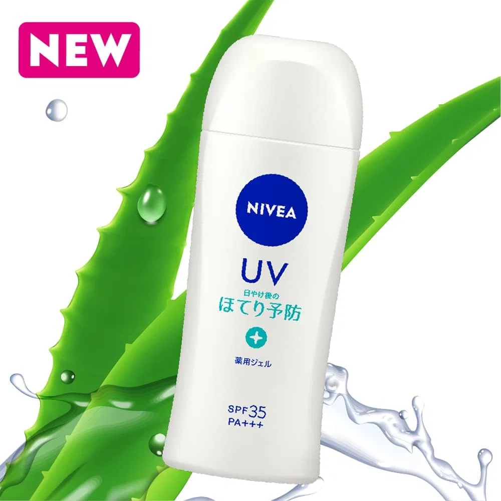 Солнцезащитный гель Nivea UV Medicinal Gel SPF35 PA+++, 80 г, белый — фото 4
