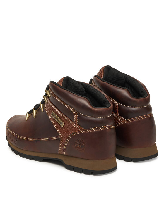 Туфли на шнуровке Euro Sprint Mid Lace TB0A2K84EIU1 Timberland, коричневый — фото 3