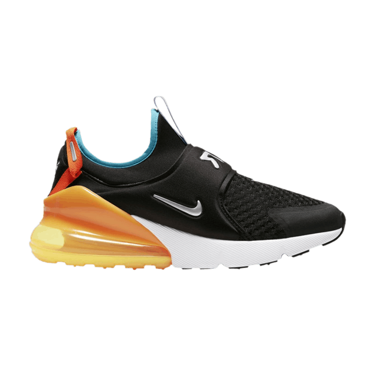 

Кроссовки Nike Air Max 270 Extreme GS 'Black Laser Orange', черный