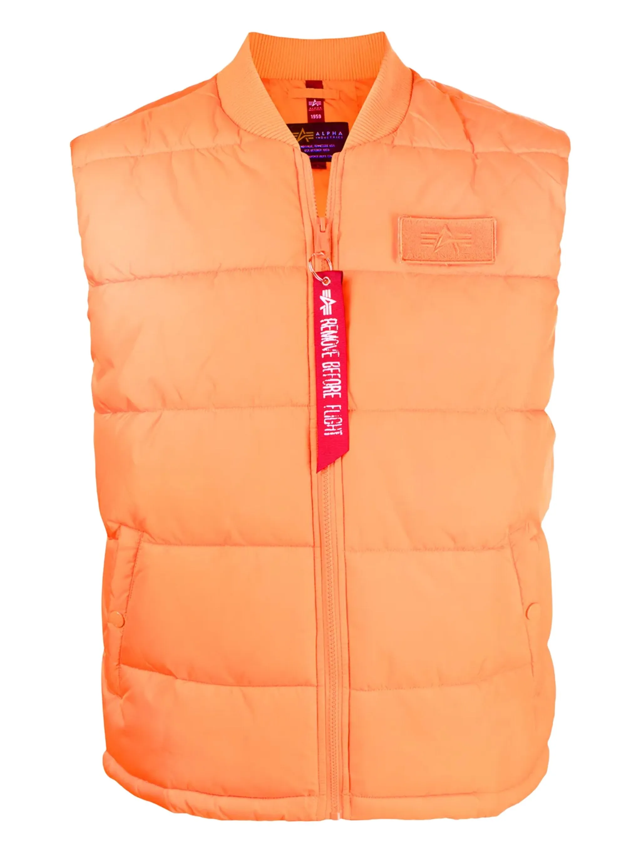 

Стеганый жилет с нашивкой-логотипом Alpha Industries, оранжевый