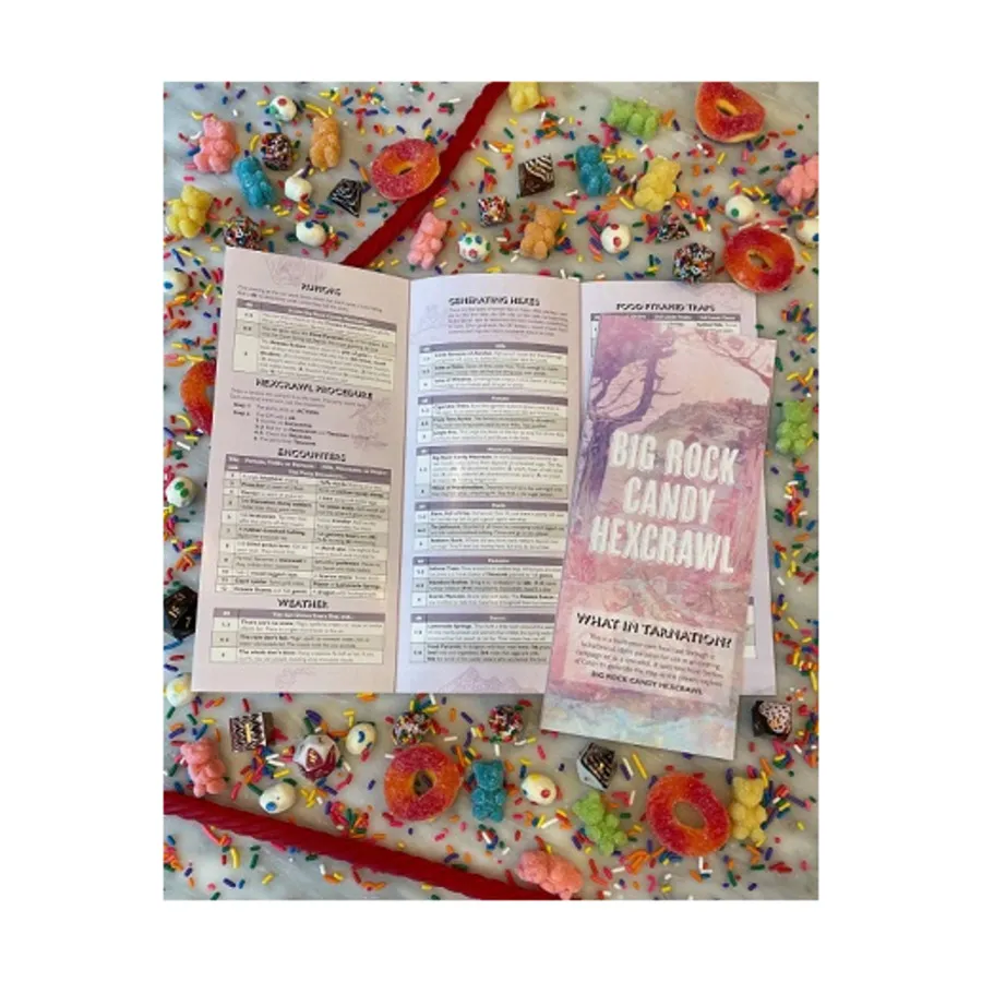 

Big Rock Candy Hexcrawl w/PDF, Roleplaying Games (Appendix N Entertainment), мягкая обложка