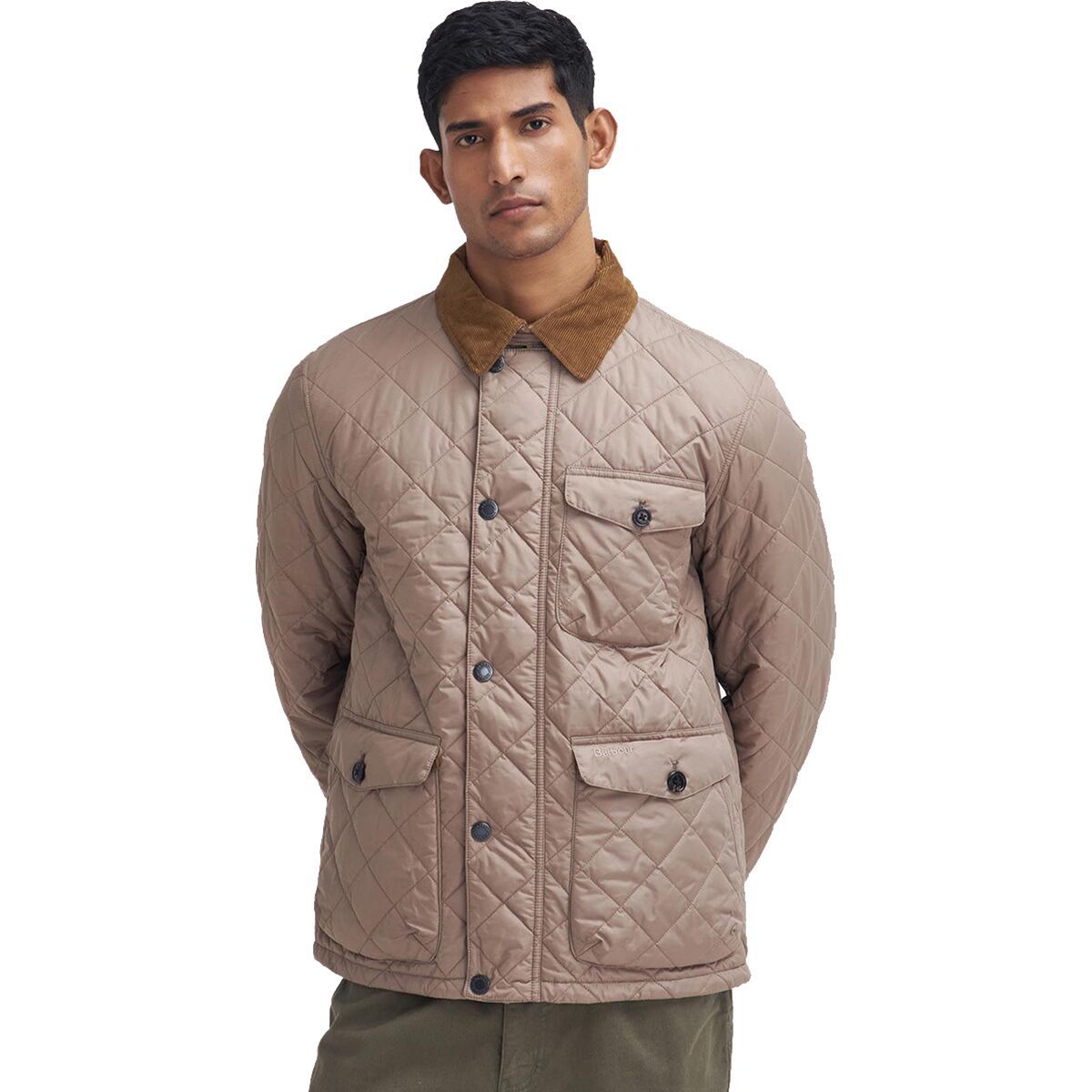 

Куртка стеганая Hornby Barbour, цвет timberwolf