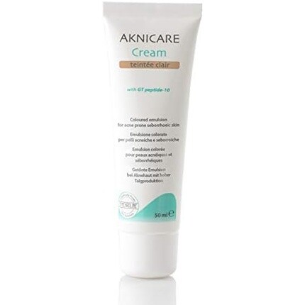 

Aknicare Cream Teint Clair Color Cream для кожи, склонной к акне, 50 мл, General Topics Srl