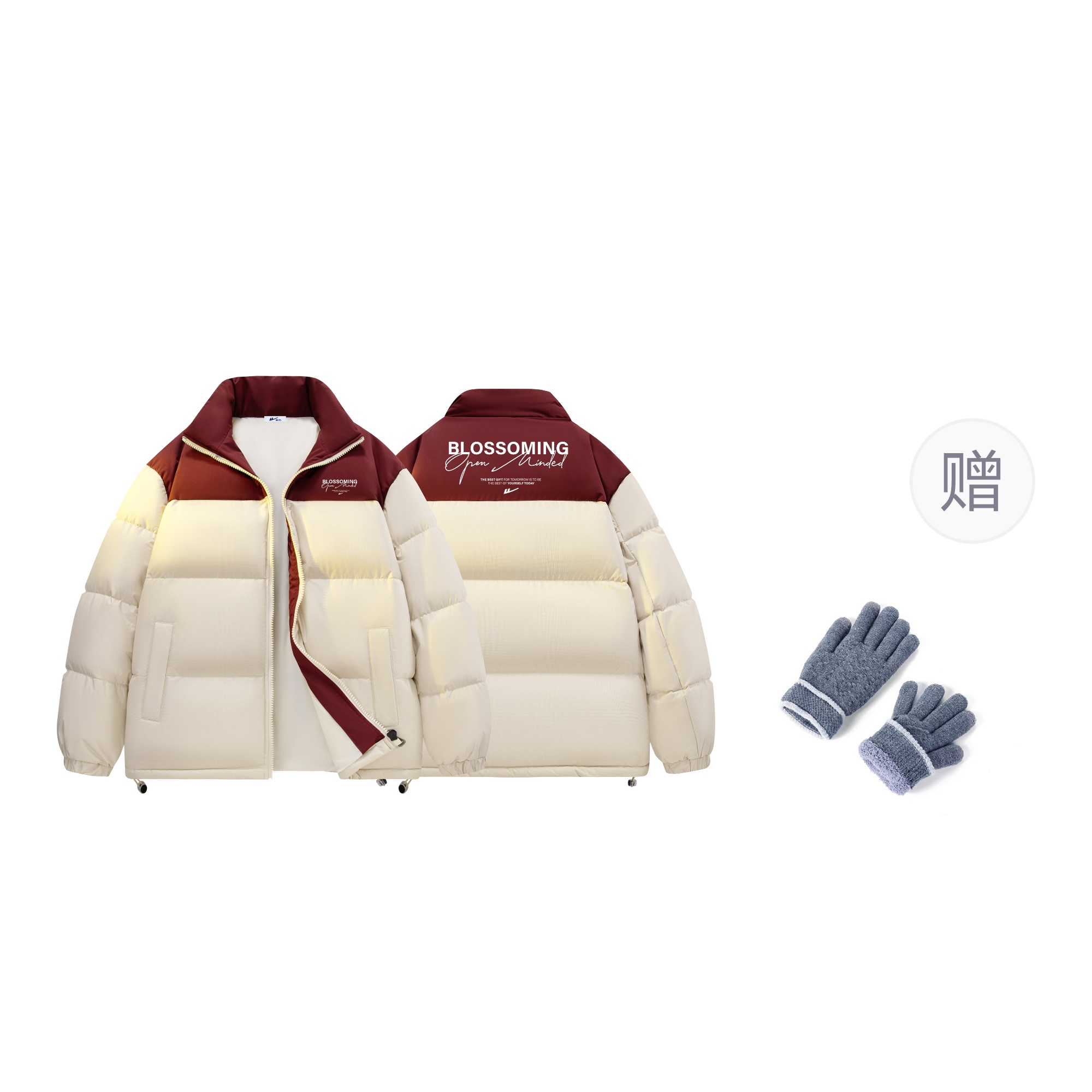 

WARRIOR Пуховик Unisex из коллекции Huichao Riding The Wind, Khaki