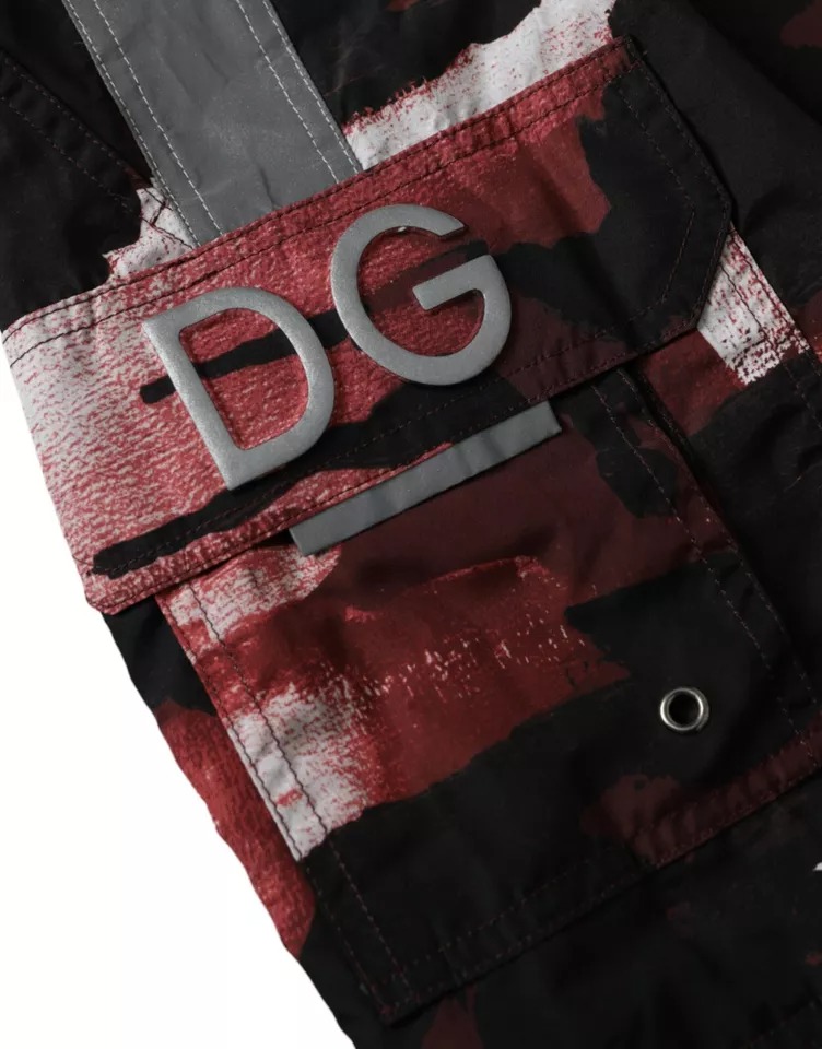 Многоцветный камуфляж DG Logo Пляжная одежда Шорты Купальники Dolce & Gabbana — фото 3