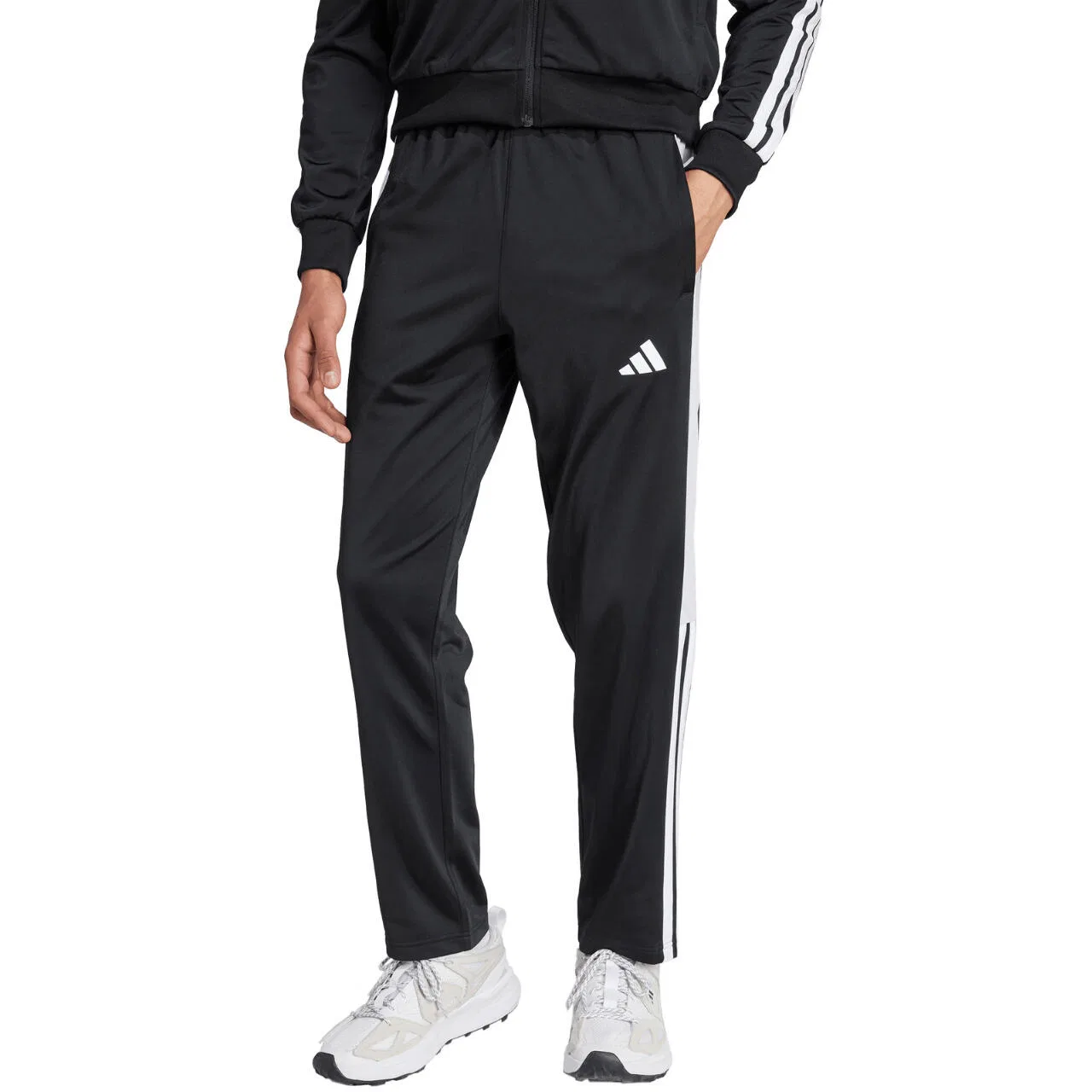 Мужские штаны с быстросохнущей тканью Snap Track Adidas, Schwarz