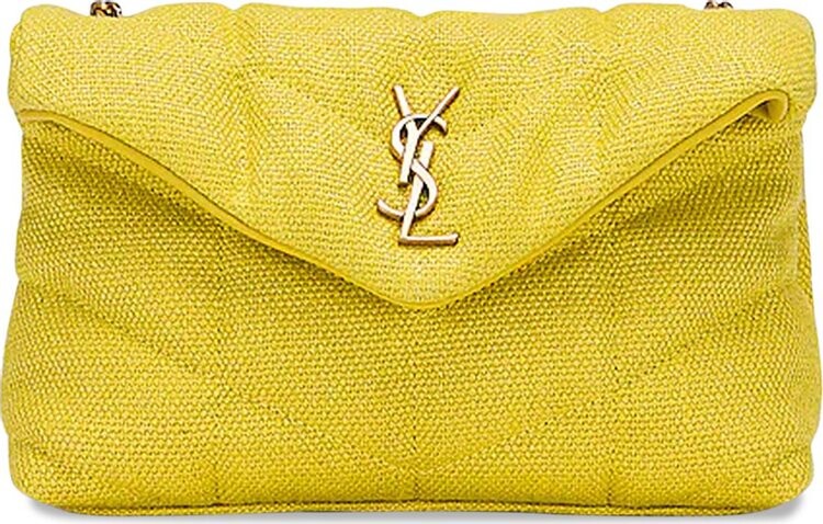 

Сумка Saint Laurent Puffer Toy Bag Lemon Pie, желтый