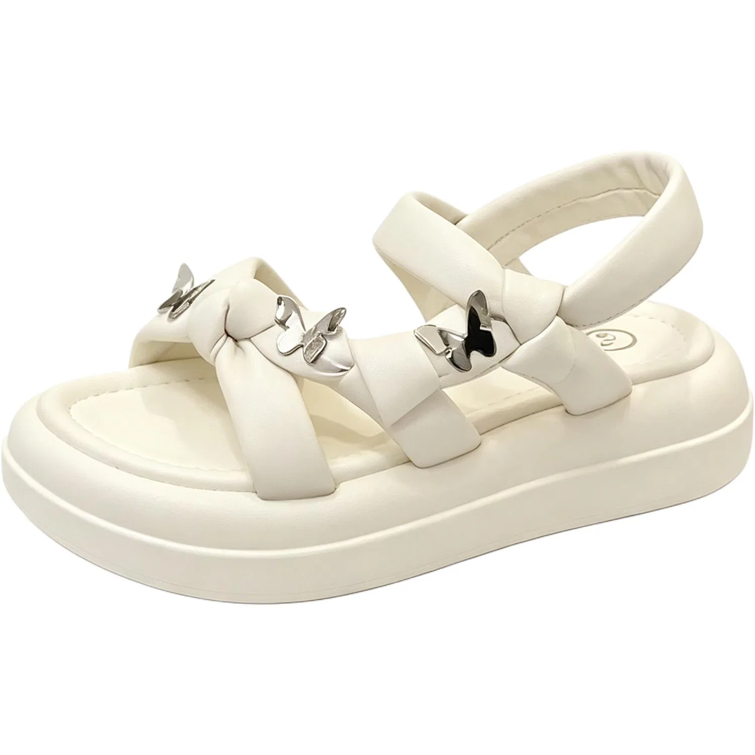 Детские сандалии из кожзаменителя Beige JBBCN