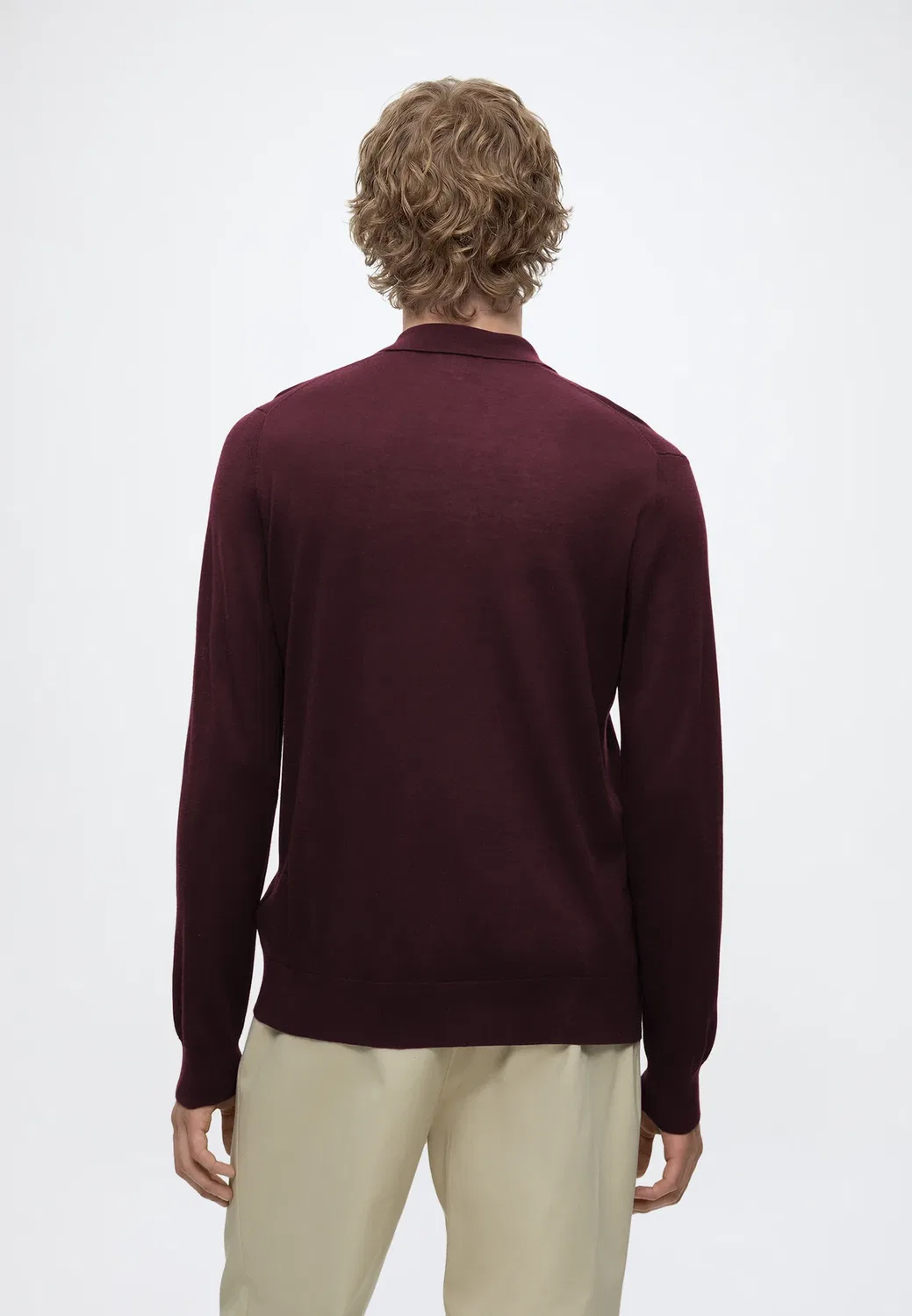 Вязаная рубашка поло - поло-рубашка Lacoste, Brown — фото 3