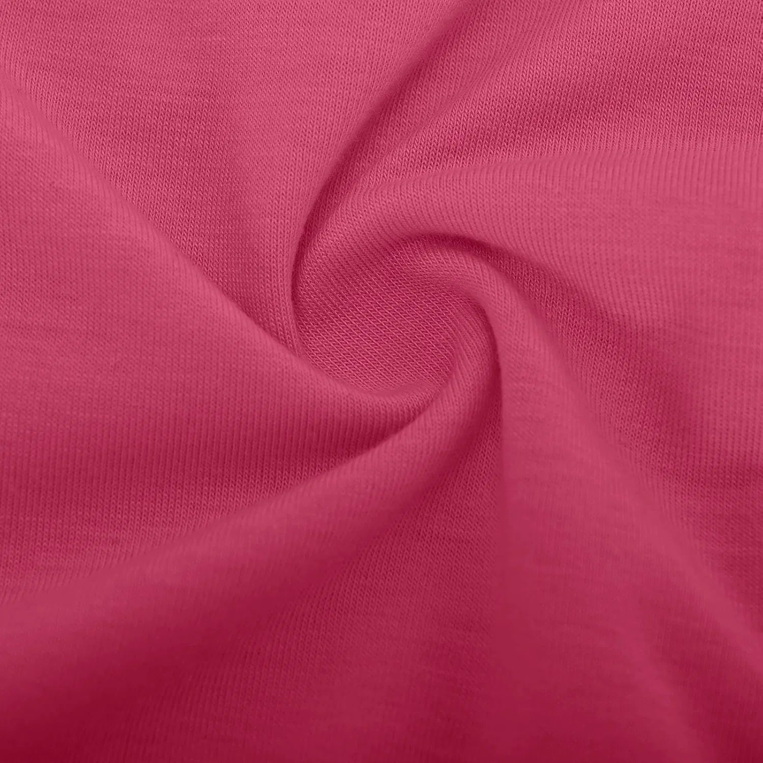 Женское платье-туника свободного кроя с карманами, Hot Pink — фото 3