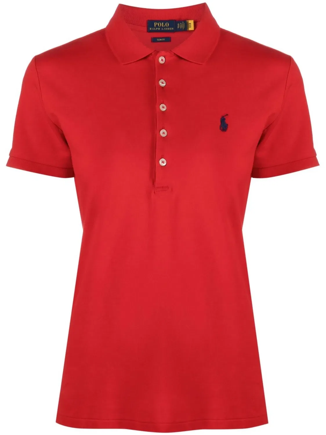 Поло с вышивкой логотипа Polo Ralph Lauren, красный