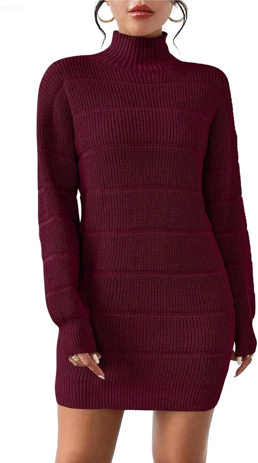Женское облегающее платье с высоким воротником Bodycon, 35