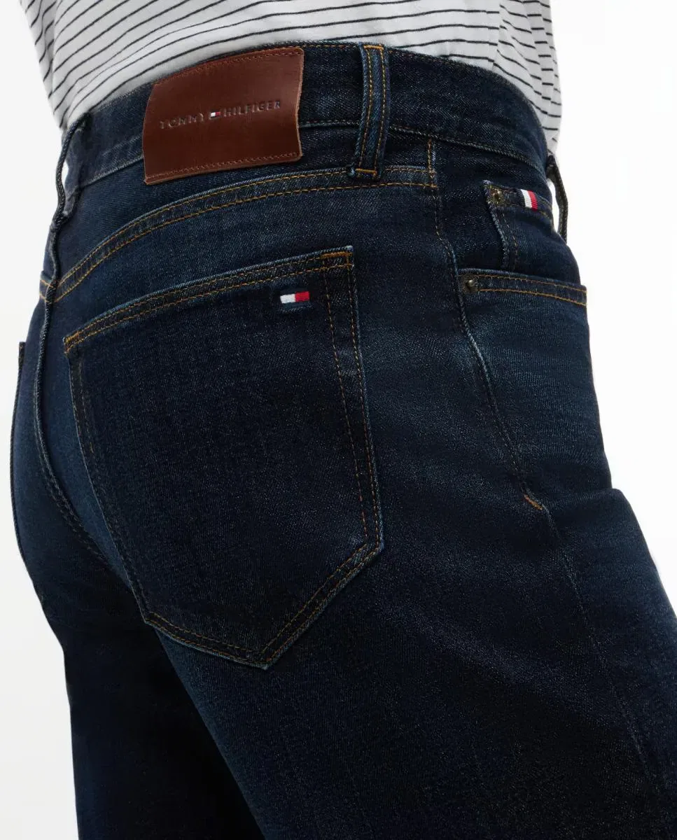 Мужские джинсы slim fit Denton Slim Tommy Hilfiger, Azul Oscuro — фото 4