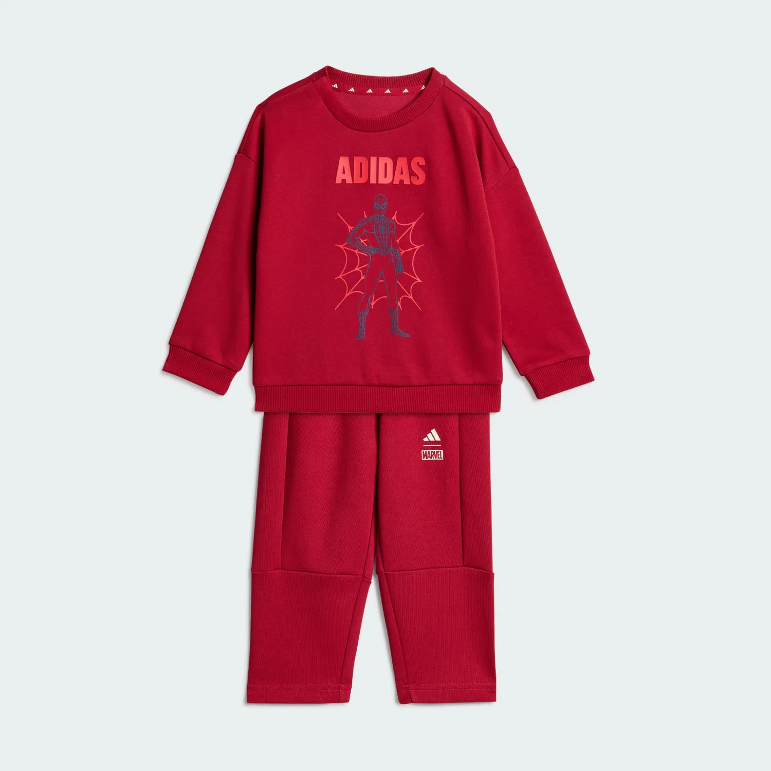 Детский спортивный костюм с принтом Spider-Man Adidas Marvel, Rot Weiss