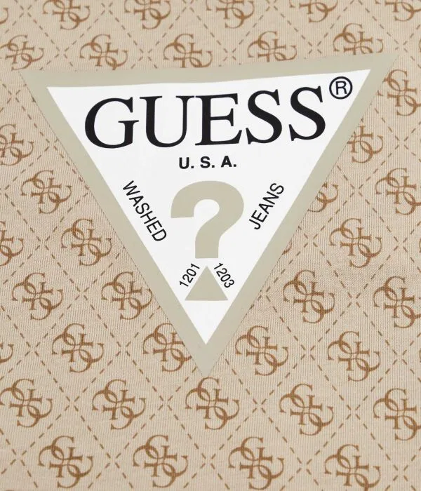 Детский комплект для мальчиков хлопковый Completo Guess, бежевый — фото 4
