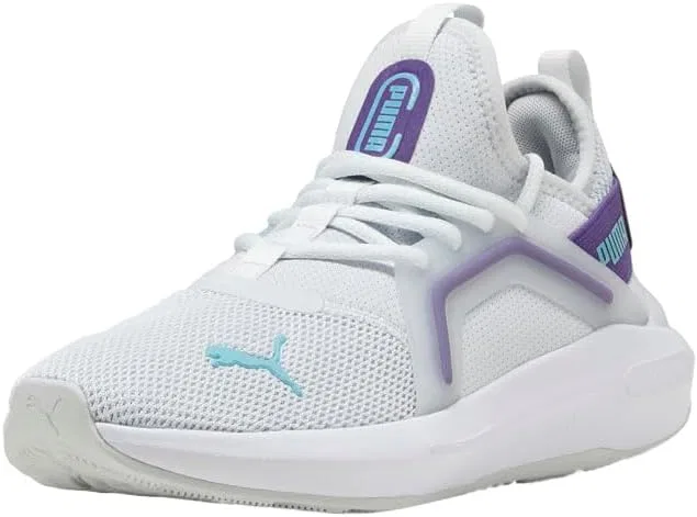 Детские кроссовки для мальчиков Softride Enzo PUMA, Silver Mist-Team Violet-Puma White — фото 2