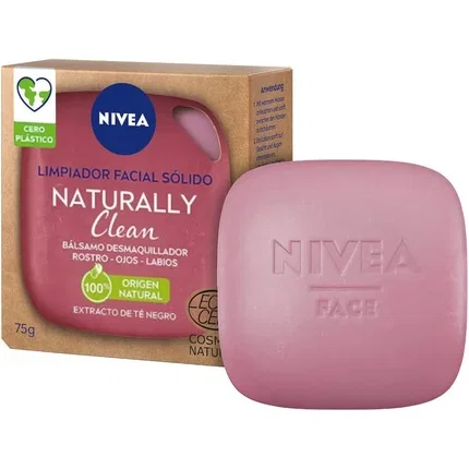 Твердое средство для умывания лица Nivea Naturally Clean, 75 г