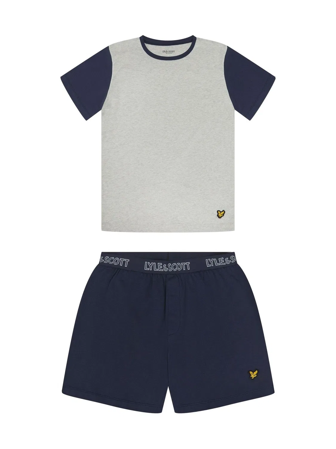 Комплект пижамы Caster Lyle & Scott, серый