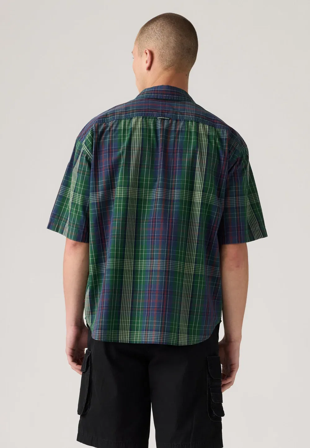 Свободная рубашка Ss roam - рубашка Levi'S, Theo Plaid Dark Green