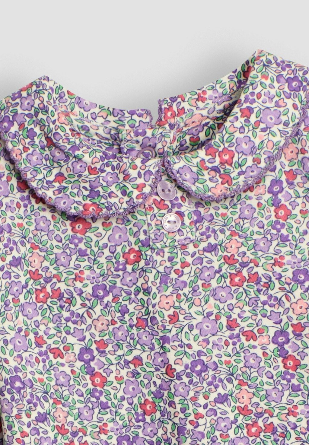 

Топ с длинными рукавами DITSY FLORAL PETER PAN REGULAR FIT JoJo Maman Bébé, фиолетовый